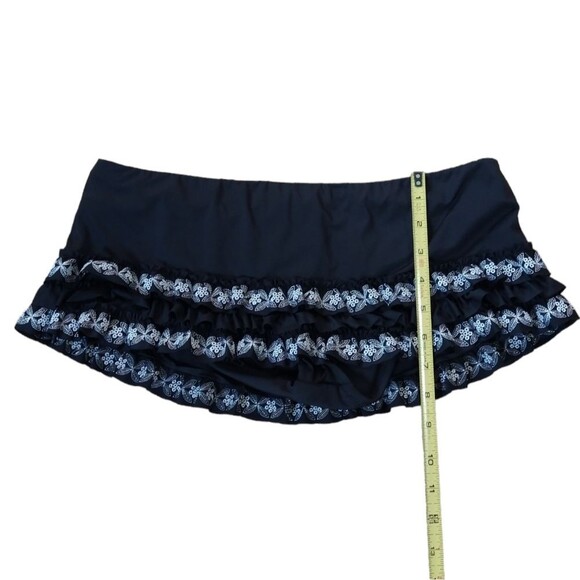 Becca Embroidery Bikini Skirt Skort Swimsuit Set - Picture 6 of 12